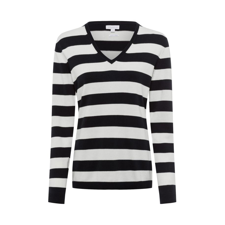 Brookshire Trui marine / wit Blauw