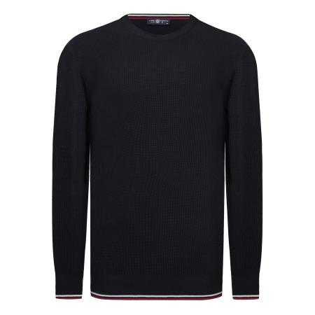 Jimmy Sanders Jimmy Sanders Trui navy / wit