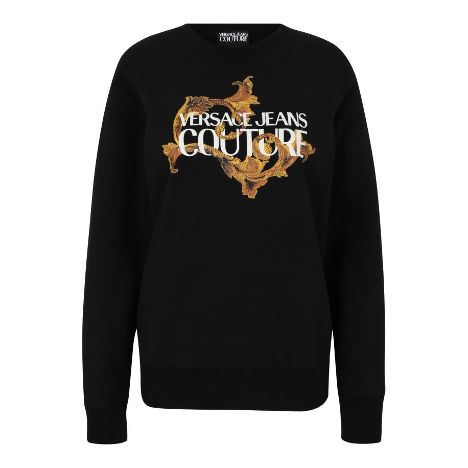 Versace Versace Jeans Couture Sweatshirt geel / oranje / zwart / wit -