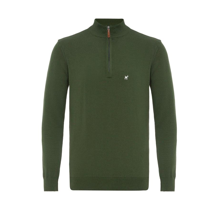 Williot Williot Trui kaki -