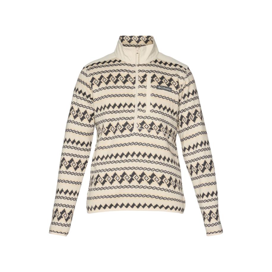 Columbia COLUMBIA Sporttrui Sweater Weather taupe / ecru / donkergrijs -