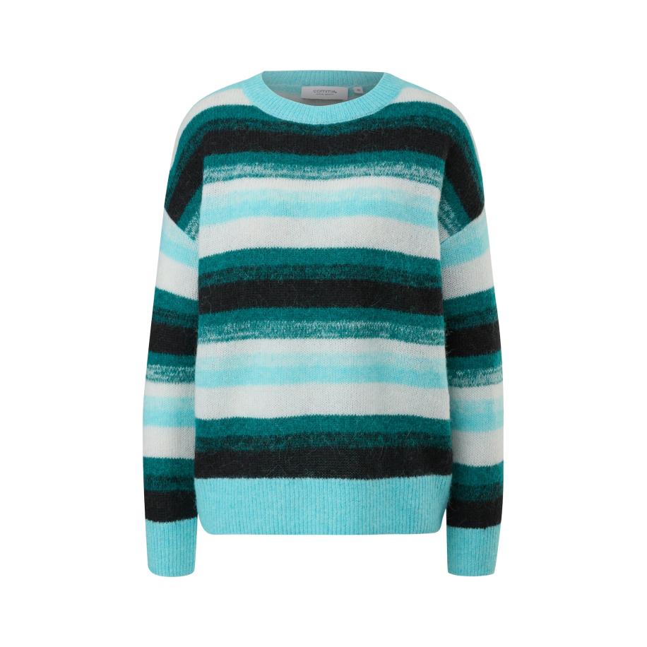 comma casual identity comma casual identity Trui blauw / zwart / wit -