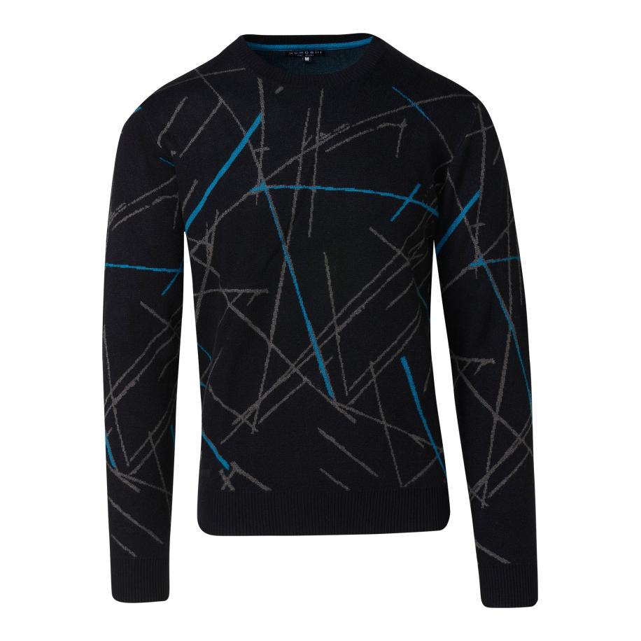 KOROSHI Trui blauw / grijs / zwart Zwart