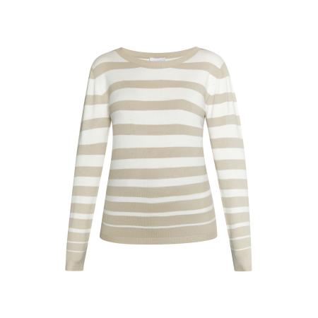 Usha usha BLUE LABEL Trui Fenia stone grey / wit