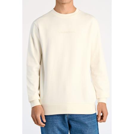 Lindbergh Sweatshirt ronde halsbeige, Bedrukt