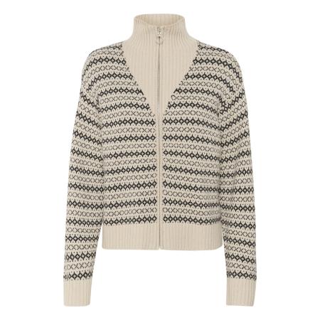 Part Two Part Two Gebreid vest taupe / nachtblauw