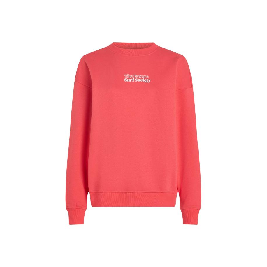 O'Neill ONEILL Sweatshirt Future Surf Society fuchsia / wit -
