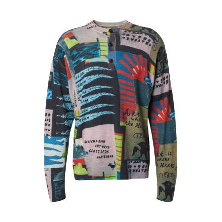 Scotch & Soda SCOTCH & SODA Trui navy / antraciet / pastellila / karmijnrood