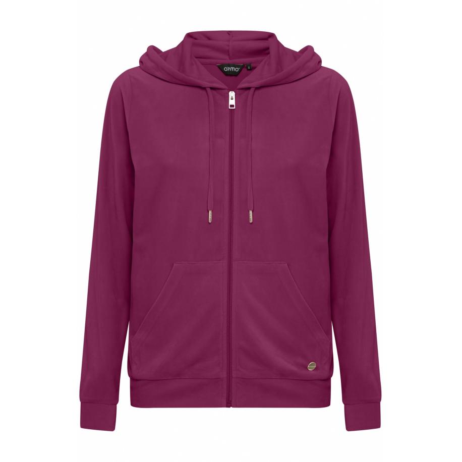 Oxmo Oxmo Sweatvest Itanna lila Grijs