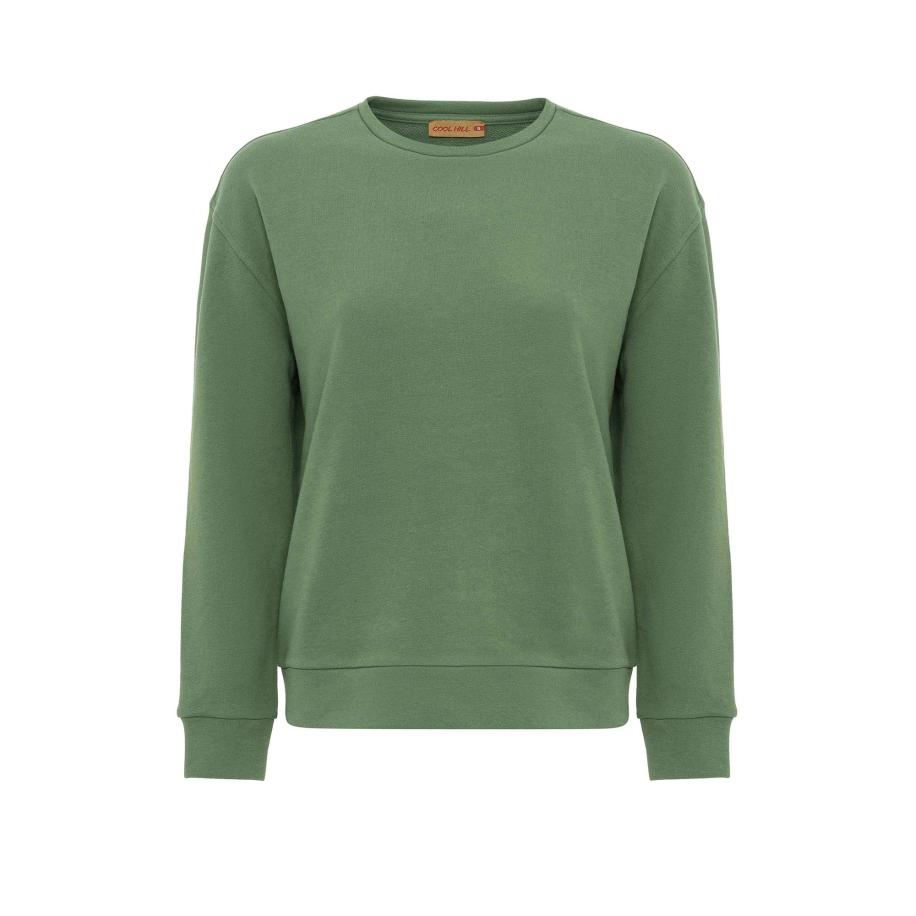Cool Hill Cool Hill Sweatshirt lichtgroen -