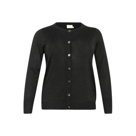 Kaffe KAFFE CURVE Gebreid vest KC Regitta zwart