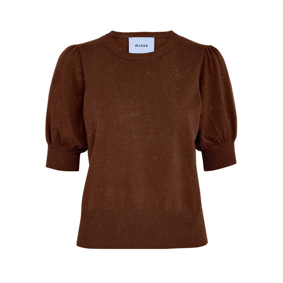 Minus minus Top Liv roestbruin -