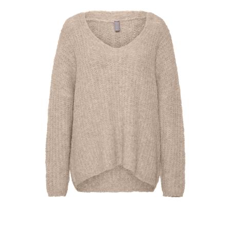Culture CULTURE Trui CU Brava beige gemêleerd