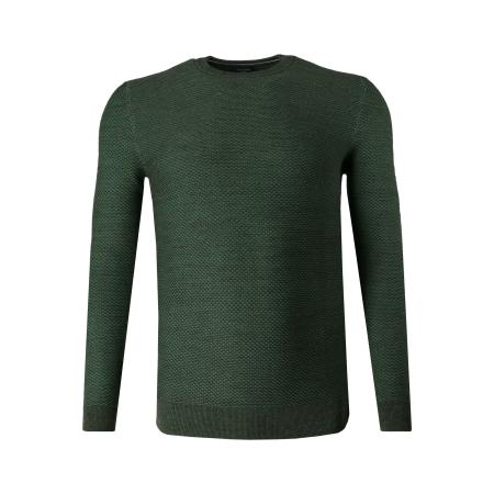 OLYMP Casual Trui grijs-groen, Gestructureerd