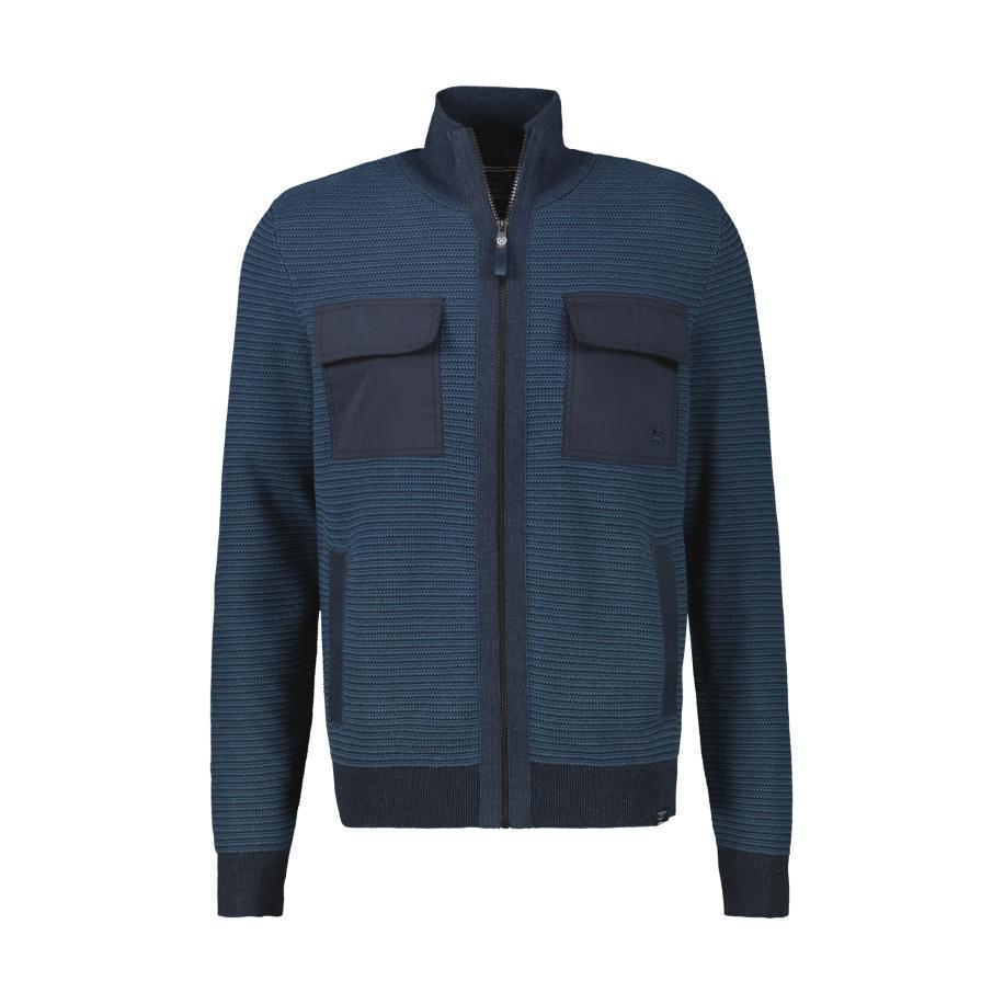 LERROS Gebreid vest marine / navy Blauw
