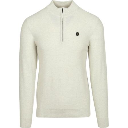 No Excess Half Zip Trui Kit Melange