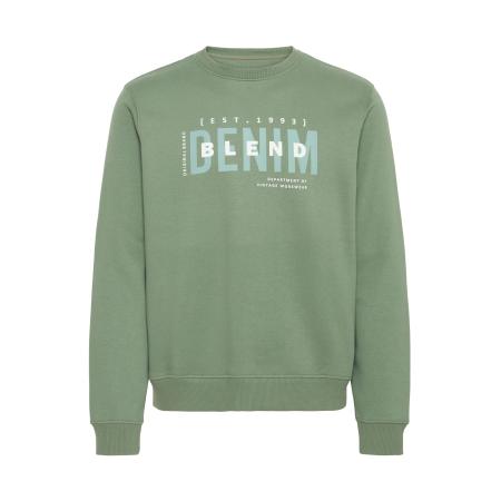 Blend BLEND Sweatshirt BHIB turquoise / groen / wit