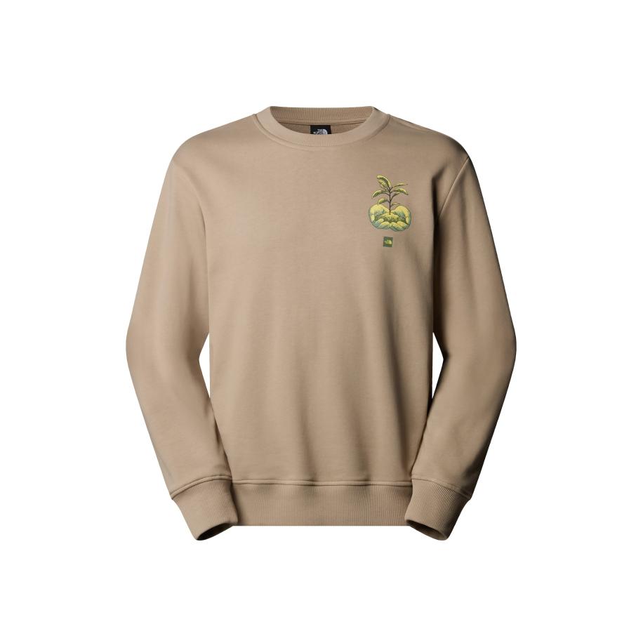 The North Face THE NORTH FACE Sweatshirt Connect lichtbeige / geel / spar -
