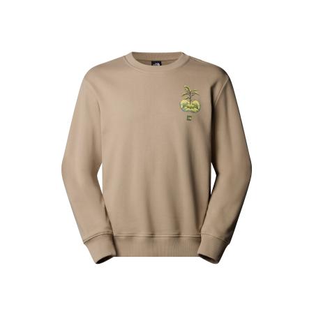 The North Face THE NORTH FACE Sweatshirt Connect lichtbeige / geel / spar