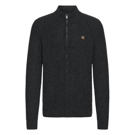 !Solid Gebreid vest Ricard antraciet