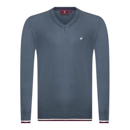 Williot Williot Trui blauw / rood / wit