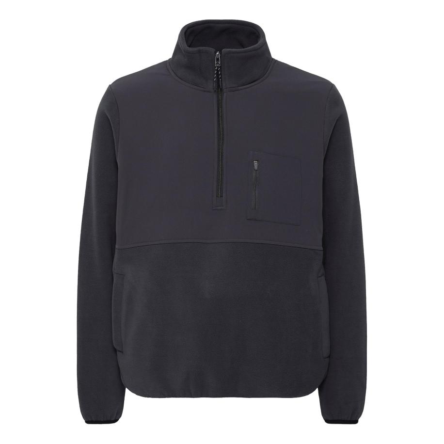 Blend BLEND Trui BHMARIO halfzipp zwart -