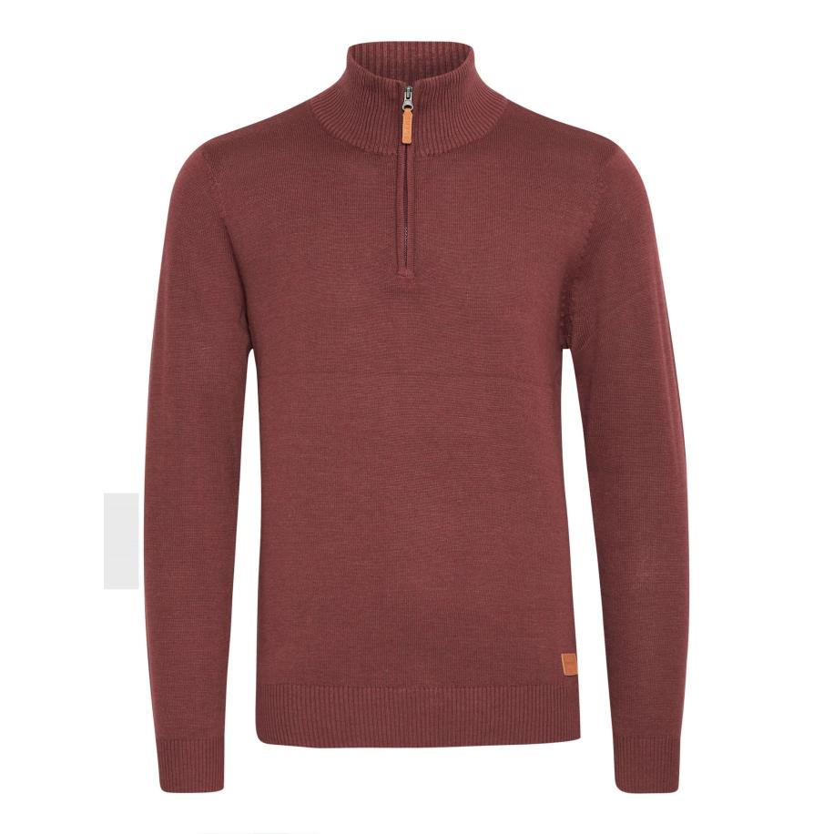 Blend BLEND Trui Robin bruin / zilvergrijs / bordeaux -