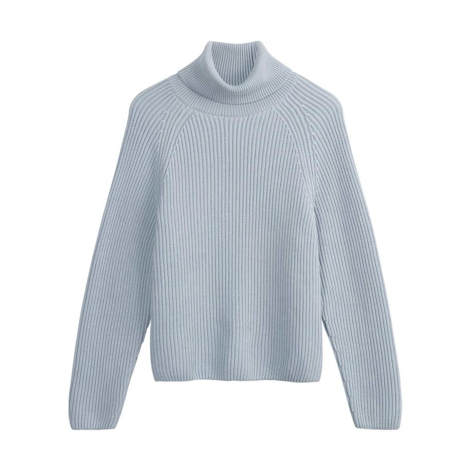 MELA MELA Trui Chirha lichtblauw -