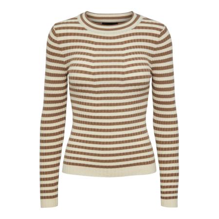 Pieces PIECES Trui Crista beige / bruin