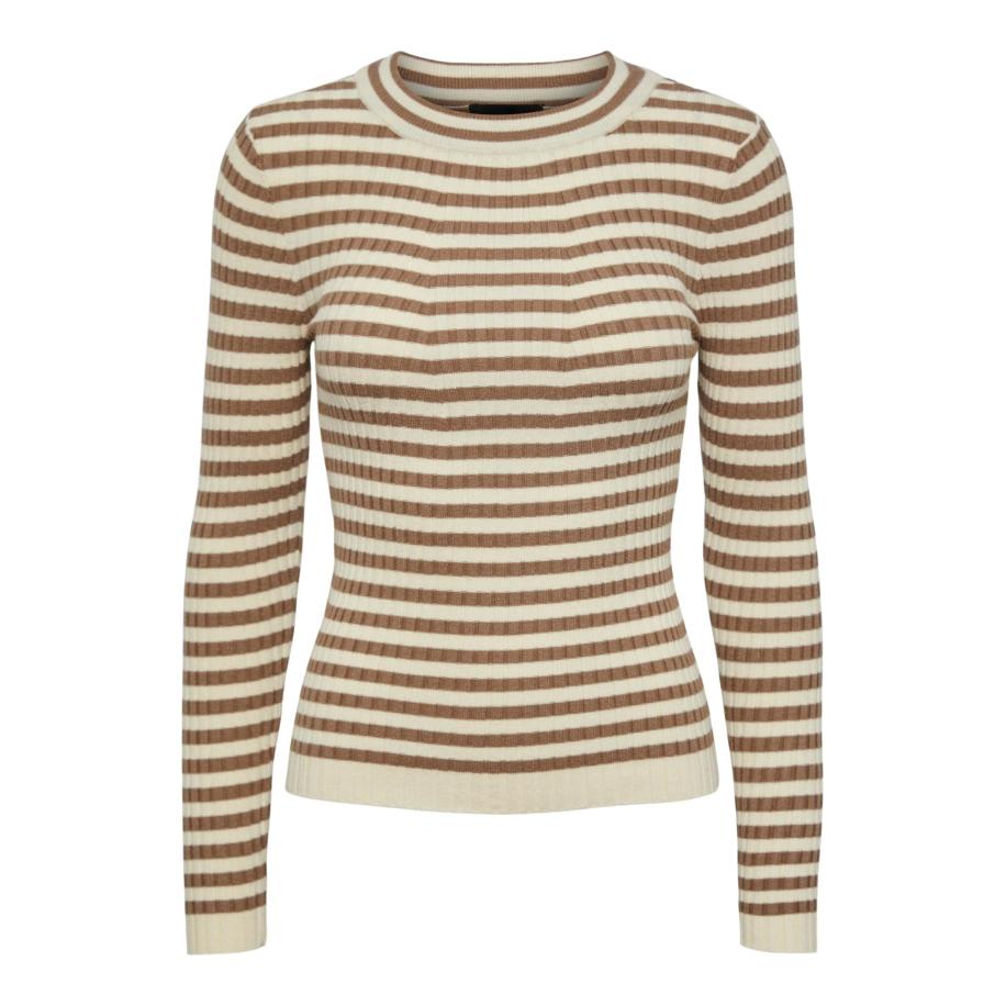 Pieces PIECES Trui Crista beige / bruin -