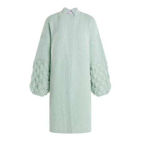 IZIA IZIA Gebreid vest mintgroen