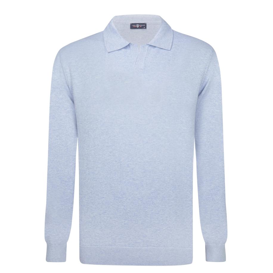 Jimmy Sanders Jimmy Sanders Trui blauw gemêleerd -