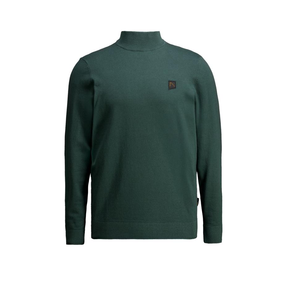 Chasin' CHASIN Trui Ard mock donkergroen -