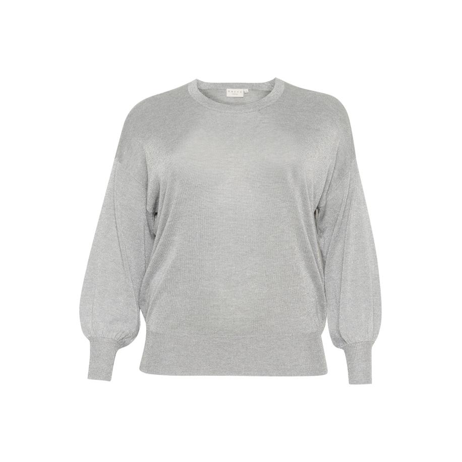 Kaffe KAFFE CURVE Trui KC Ankia grijs gemêleerd -