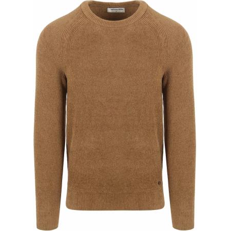 No Excess Trui Ribknit Khaki