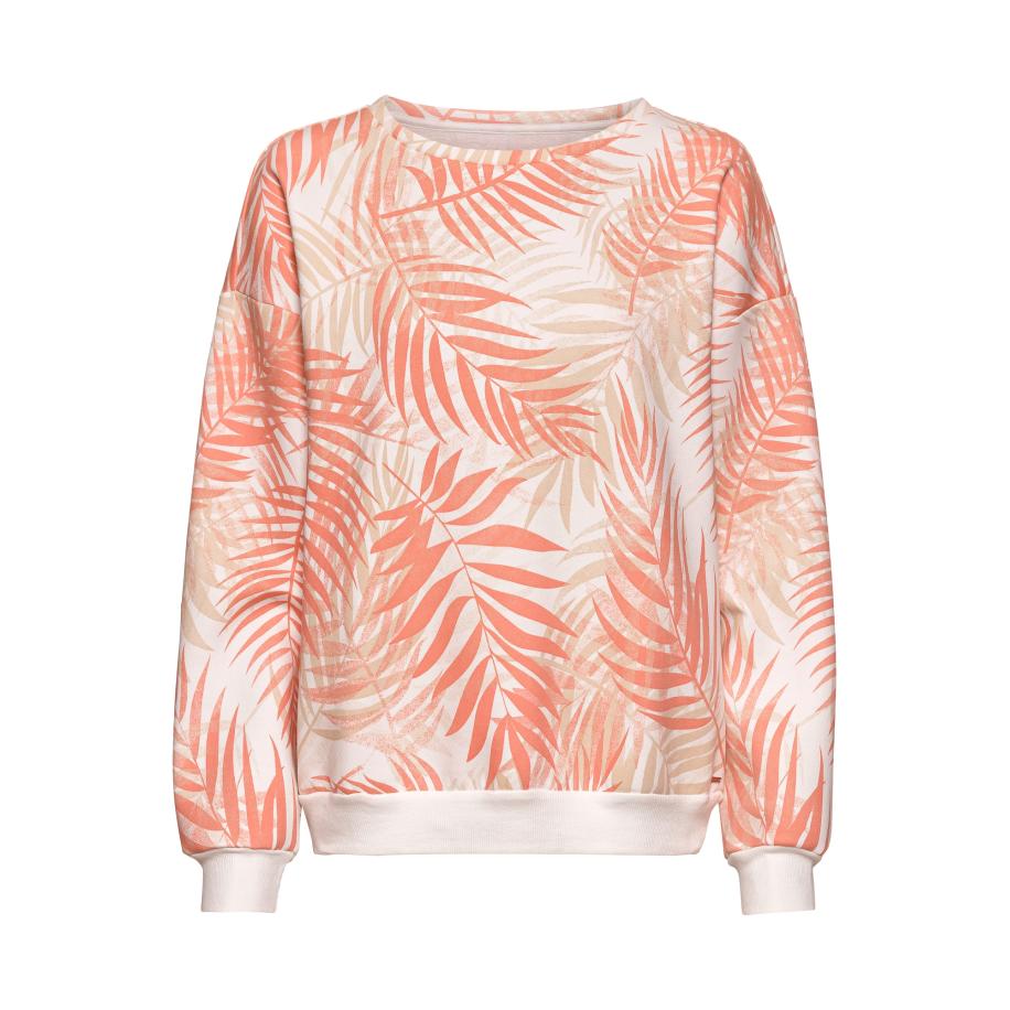 Lascana LASCANA Sweatshirt beige / koraal / wit -