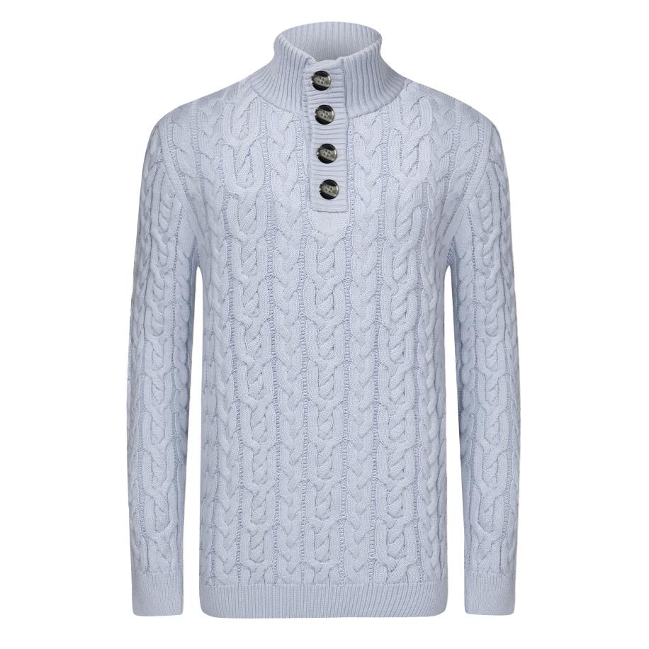 Jimmy Sanders Jimmy Sanders Trui lichtblauw -