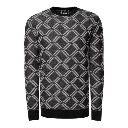 Rusty Neal Rusty Neal Trui grijs / zwart