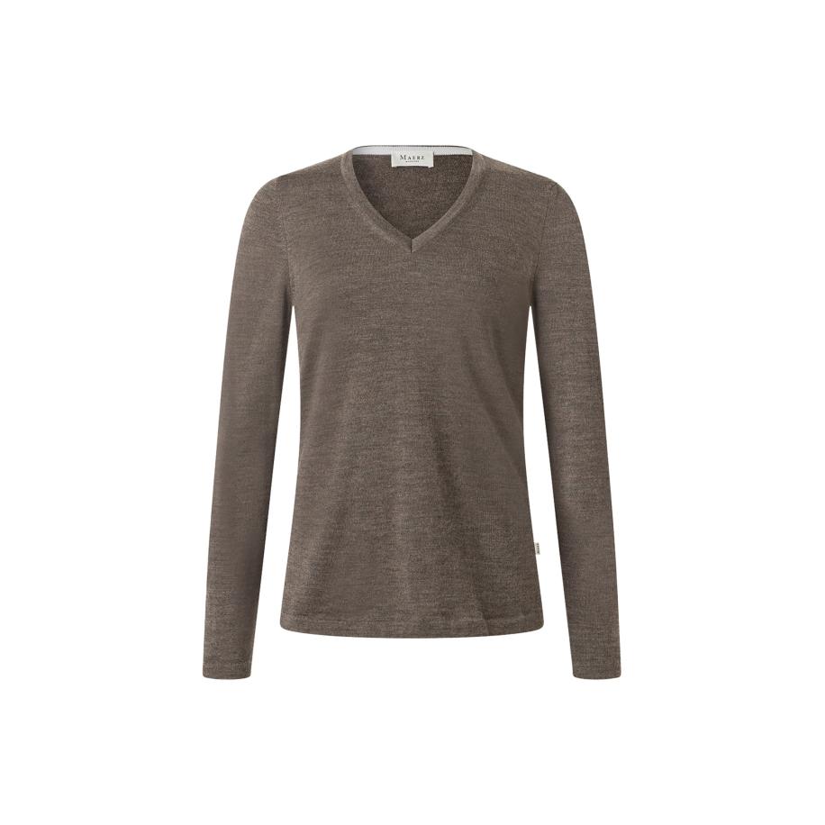 MAERZ MAERZ Muenchen Trui bruin gemêleerd -