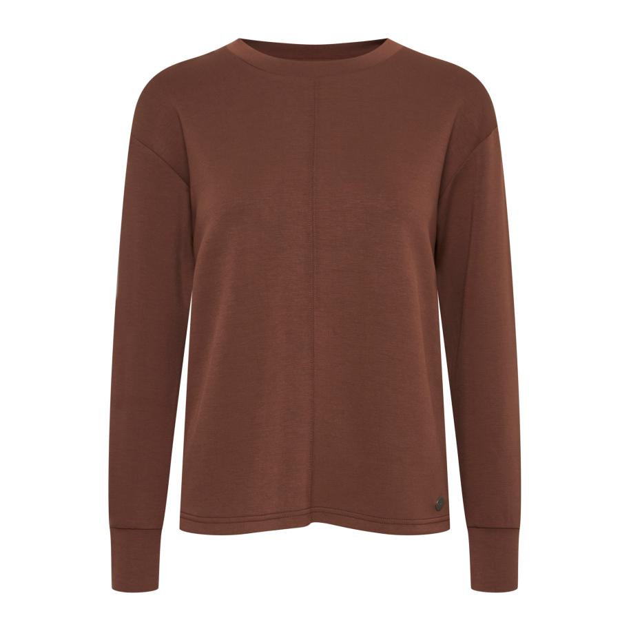 Oxmo Oxmo Sweatshirt Pea bruin -