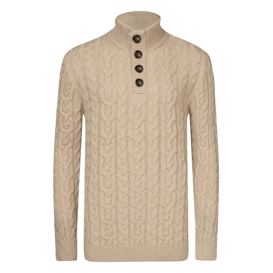 Jimmy Sanders Jimmy Sanders Trui beige -