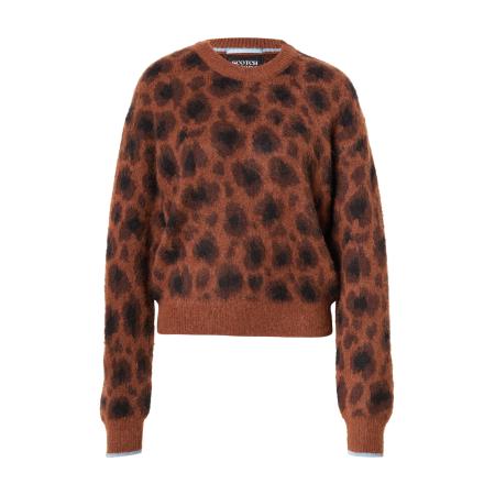 Scotch & Soda SCOTCH & SODA Trui FUZZY bruin / donkerbruin