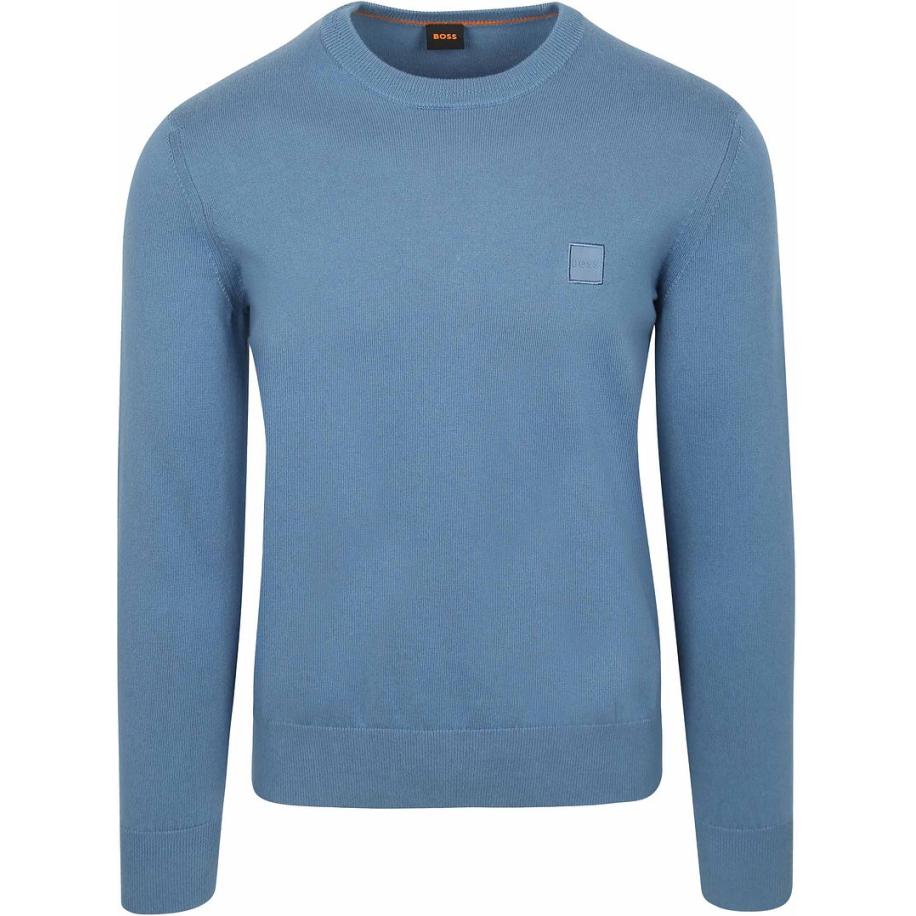 BOSS Pullover Kanovano Blauw Blauw