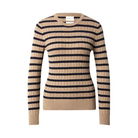 Gant GANT Trui lichtbruin / zwart