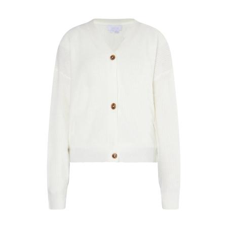 Usha usha WHITE LABEL Gebreid vest Pryam wit