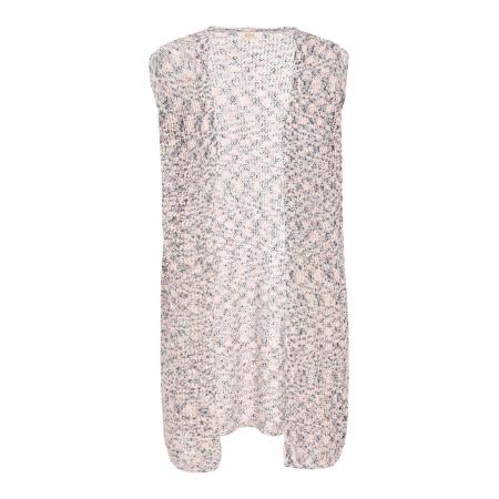 Usha usha FESTIVAL Gebreide bodywarmer Fashion Look navy / rosa / wit