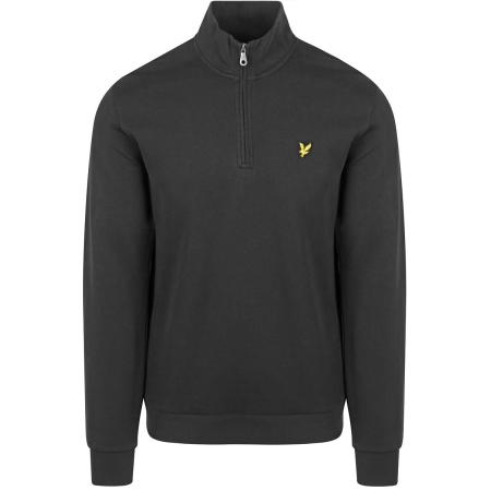 Lyle & Scott Sweat Half Zip Zwart