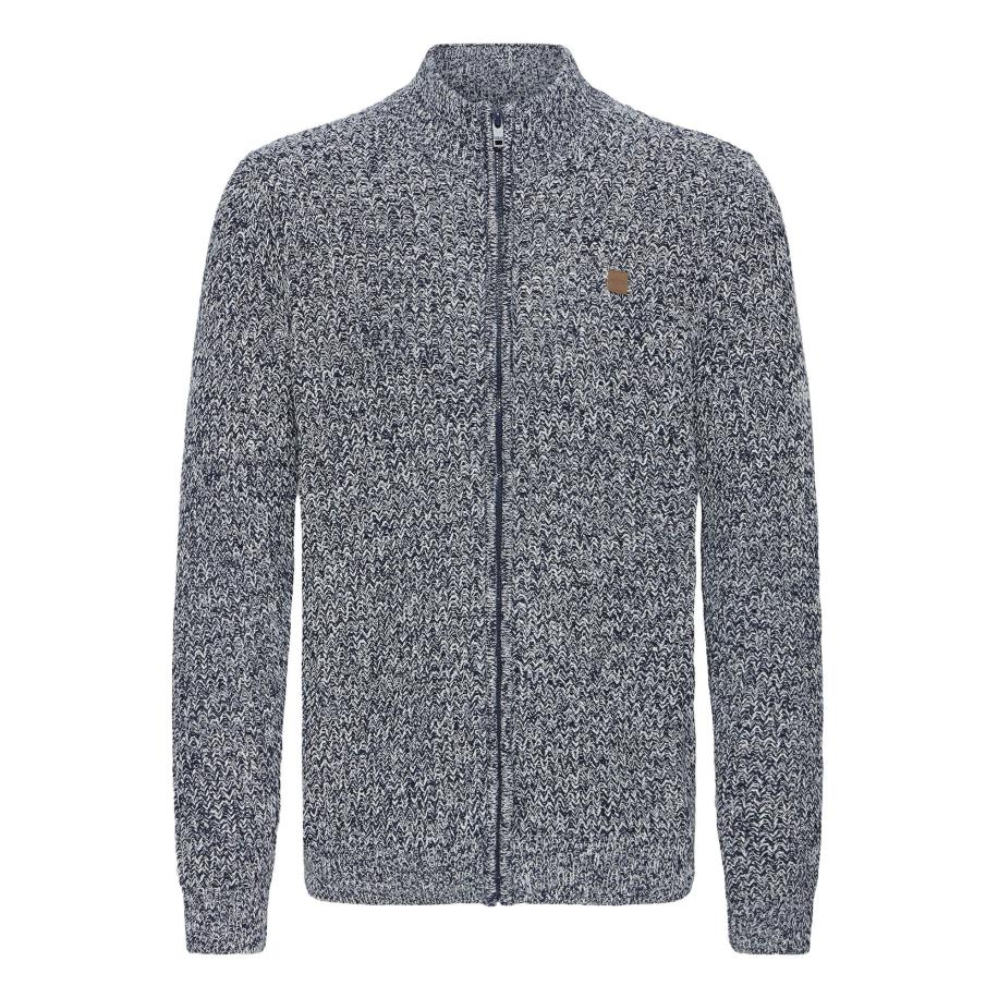 !Solid Gebreid vest Ricard indigo Blauw