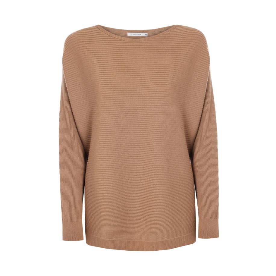 TATUUM Trui camel Bruin