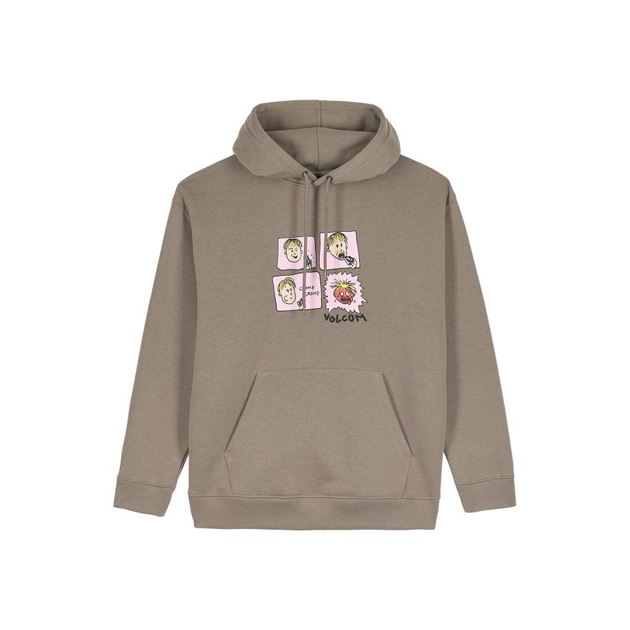 Volcom Sweatshirt CHOMP CHOMP beige / olijfgroen / rosa / rood Groen